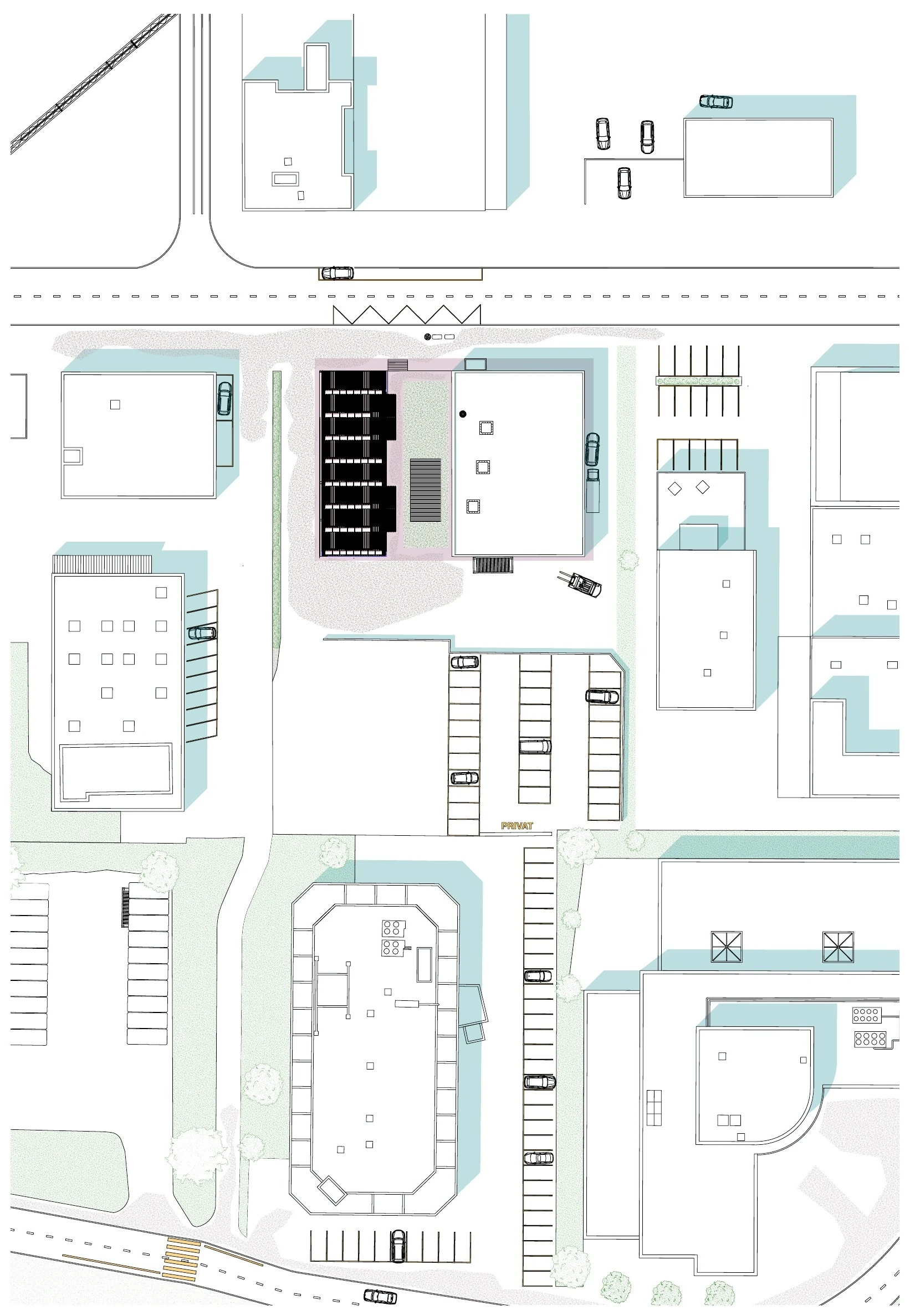 twins · Situationsplan Urdorf